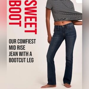 Lucky Brand Women's Sweet Mid Rise Bootcut Jeans - Dark Blue Size 8/29 A